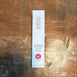 Ogee Hydraganics Clean Lip Gloss in Wild Rose (NWT)
